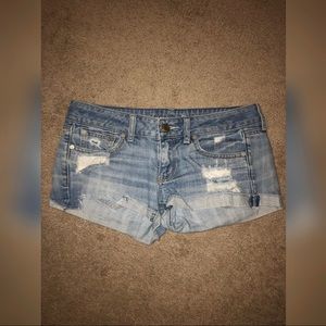 american eagle jean shorts